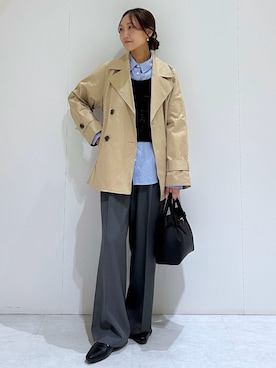 「SOUP（スープ）のアイテム」を使った、makiさん（レディース・155cm）の春コーディネート