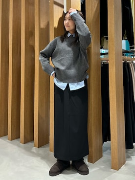 makiさん（骨格ウェーブ・レディース・155cm）の冬コーディネート