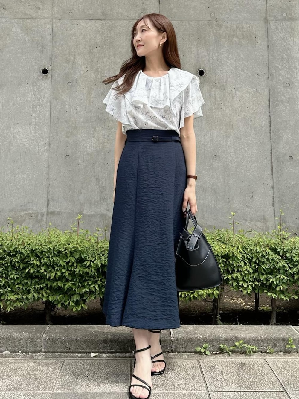 美easy細ベルトマーメイドスカート ビス VIS 新色接触冷感・洗える美easy細ベルトマーメイド