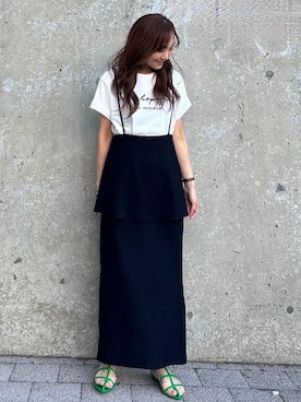 「23SS春夏の新作」｜makiさん（レディース・155cm）の夏コーディネート