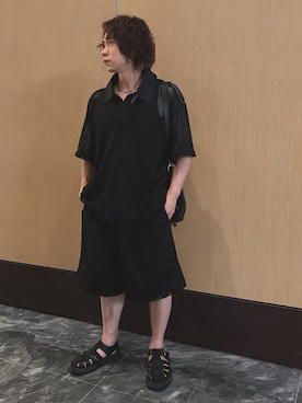 Jiang Fanさん(メンズ・159cm)の夏コーディネート