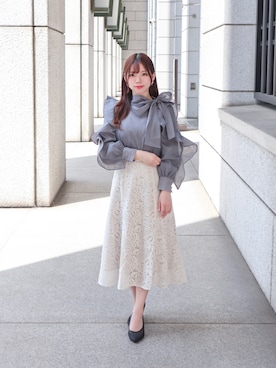 「MERCURYDUO（マーキュリーデュオ）のアイテム」を使った、美月 ♡⃜ 𝑚𝑒𝑖𝑦𝑢𝑒さん（レディース・150cm）の春コーディネート