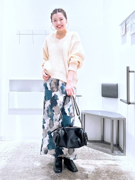 「LAKOLE（ラコレ）のアイテム」を使った、まなみさん（レディース・165cm）の秋コーディネート