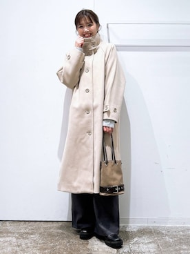 まなみさん（レディース・165cm）の冬コーディネート