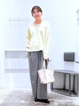 まなみさん（レディース・165cm）の冬コーディネート