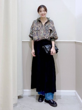 「若見え」｜「アイテム（その他アウター）」を使った、まなみさん（レディース・165cm）の春コーディネート