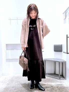 まなみさん（レディース・165cm）の秋コーディネート