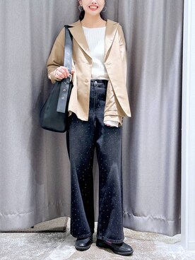 まなみさん（レディース・165cm）の秋コーディネート