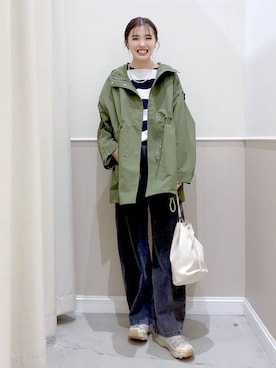 「若見え」｜「アイテム（その他アウター）」を使った、まなみさん（レディース・165cm）の冬コーディネート
