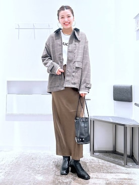 まなみさん（レディース・165cm）の秋コーディネート