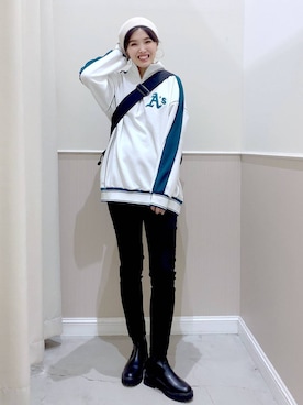 まなみさん（レディース・165cm）の冬コーディネート