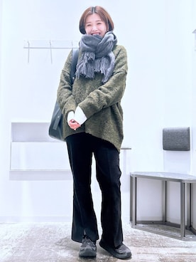 「LAKOLE（ラコレ）のアイテム」を使った、まなみさん（レディース・165cm）の秋コーディネート