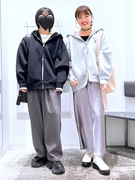 まなみさん（レディース・165cm）の冬コーディネート