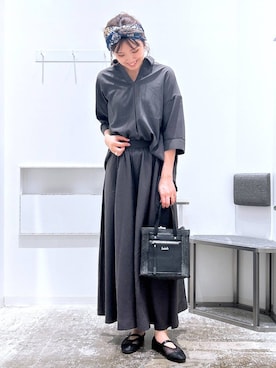 「LAKOLE（ラコレ）のアイテム（パンプス）」を使った、まなみさん（レディース・165cm）の夏コーディネート