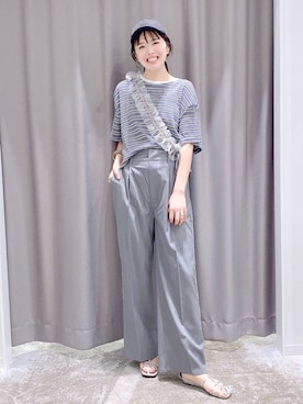 「若見え」｜「アイテム（PC・スマホグッズ/家電）」を使った、まなみさん（レディース・165cm）の夏コーディネート