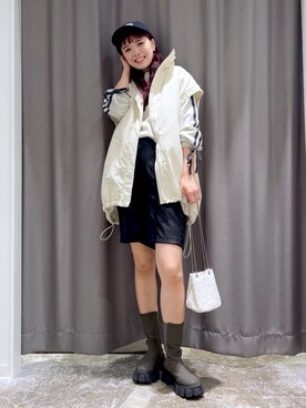 「若見え」｜「アイテム（その他アウター）」を使った、まなみさん（レディース・165cm）の秋コーディネート