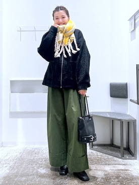 「LAKOLE（ラコレ）のアイテム」を使った、まなみさん（レディース・165cm）の秋コーディネート