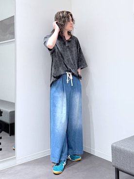 「高見え」｜まとまとさん（メンズ・175cm）の夏コーディネート