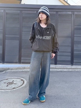 「LAKOLE（ラコレ）のアイテム」を使った、まとまとさん（メンズ・175cm）の秋コーディネート
