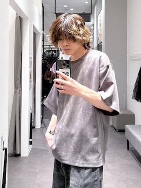 「LAKOLE（ラコレ）のアイテム」を使った、まとまとさん（メンズ・175cm）の春コーディネート