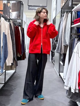「LAKOLE（ラコレ）のアイテム」を使った、まとまとさん（メンズ・175cm）の秋コーディネート