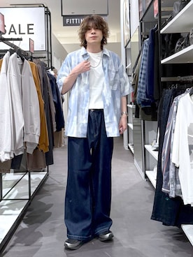 「LAKOLE（ラコレ）の【New Balance/ニューバランス】Fresh Foam Arishi TIRALUX / 576502（スニーカー、その他）」を使った、まとまとさん（メンズ・175cm）の春コーディネート