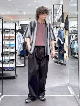 「LAKOLE（ラコレ）の【New Balance/ニューバランス】Fresh Foam Arishi TIRALUX / 576502（スニーカー、その他）」を使った、まとまとさん（メンズ・175cm）の春コーディネート