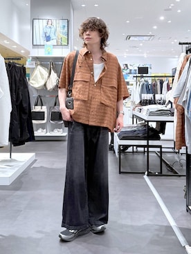 「LAKOLE（ラコレ）の【New Balance/ニューバランス】Fresh Foam Arishi TIRALUX / 576502（スニーカー、その他）」を使った、まとまとさん（メンズ・175cm）の夏コーディネート