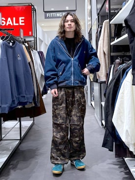 まとまとさん（メンズ・175cm）の冬コーディネート