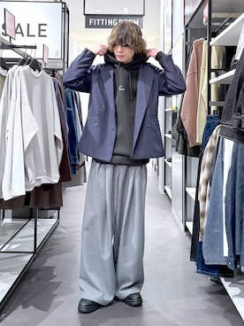 まとまとさん（メンズ・175cm）の春コーディネート