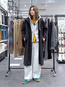 「アイテム（その他アウター）」を使った、まとまとさん（メンズ・175cm）の冬コーディネート