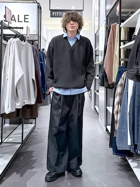 まとまとさん（メンズ・175cm）の春コーディネート