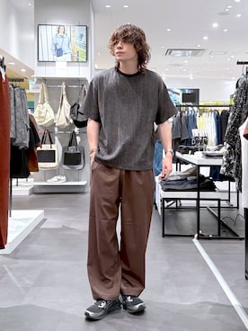 「LAKOLE（ラコレ）の【New Balance/ニューバランス】Fresh Foam Arishi TIRALUX / 576502（スニーカー、その他）」を使った、まとまとさん（メンズ・175cm）の夏コーディネート