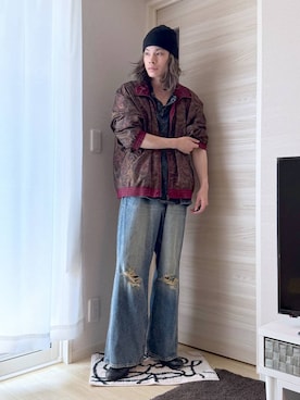 「アイテム（インテリア）」を使った、まとまとさん（メンズ・175cm）の夏コーディネート
