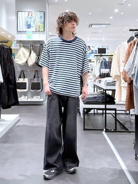 「LAKOLE（ラコレ）の【New Balance/ニューバランス】Fresh Foam Arishi TIRALUX / 576502（スニーカー、その他）」を使った、まとまとさん（メンズ・175cm）の夏コーディネート