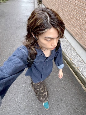 「LAKOLE（ラコレ）のアイテム」を使った、まとまとさん（メンズ・175cm）の秋コーディネート