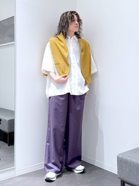 「アイテム（カーディガン/ボレロ）」を使った、まとまとさん（メンズ・175cm）の夏コーディネート