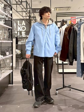 「旅行」｜まとまとさん（メンズ・175cm）の秋コーディネート