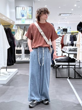 「LAKOLE（ラコレ）の【New Balance/ニューバランス】Fresh Foam Arishi TIRALUX / 576502（スニーカー、その他）」を使った、まとまとさん（メンズ・175cm）の夏コーディネート
