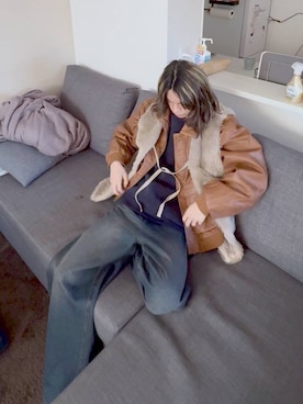 「LAKOLE（ラコレ）のアイテム」を使った、まとまとさん（メンズ・175cm）の秋コーディネート