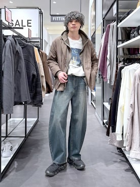 まとまとさん（メンズ・175cm）の冬コーディネート