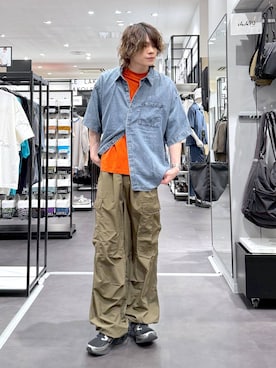 「LAKOLE（ラコレ）の【New Balance/ニューバランス】Fresh Foam Arishi TIRALUX / 576502（スニーカー、その他）」を使った、まとまとさん（メンズ・175cm）の春コーディネート