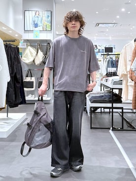 「LAKOLE（ラコレ）の【New Balance/ニューバランス】Fresh Foam Arishi TIRALUX / 576502（スニーカー、その他）」を使った、まとまとさん（メンズ・175cm）の夏コーディネート