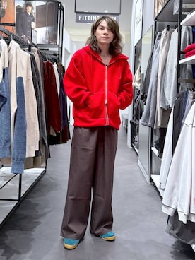 「LAKOLE（ラコレ）のアイテム」を使った、まとまとさん（メンズ・175cm）の秋コーディネート