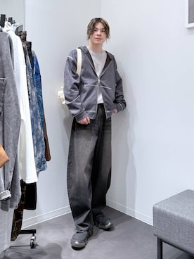 「LAKOLE（ラコレ）のアイテム」を使った、まとまとさん（メンズ・175cm）の秋コーディネート