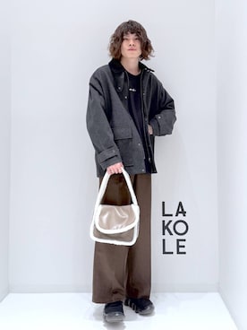 まとまとさん（メンズ・175cm）の冬コーディネート