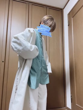 「UNIQLO（ユニクロ）のアイテム（トレンチコート）」を使った、enu_blackさん（レディース・162cm）の春コーディネート