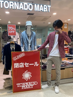 TOGAWAさん（メンズ・185cm）の夏コーディネート