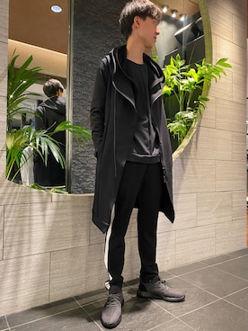 「TORNADO MART（トルネードマート）のTORNADO MART∴バイカラーイージーパンツ（その他パンツ）」を使った、TOGAWAさん（メンズ・185cm）の秋コーディネート