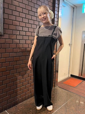 「アイテム（オールインワン・サロペット）」を使った、yuuさん（レディース・160cm・30代）の夏コーディネート